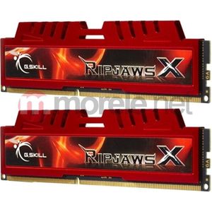 G.Skill DDR3-1333 CL9 RipjawsX geheugenmodule GB (2 x 8GB, 1333 MHz, DDR3 RAM, DIMM 288 pin), RAM, Rood