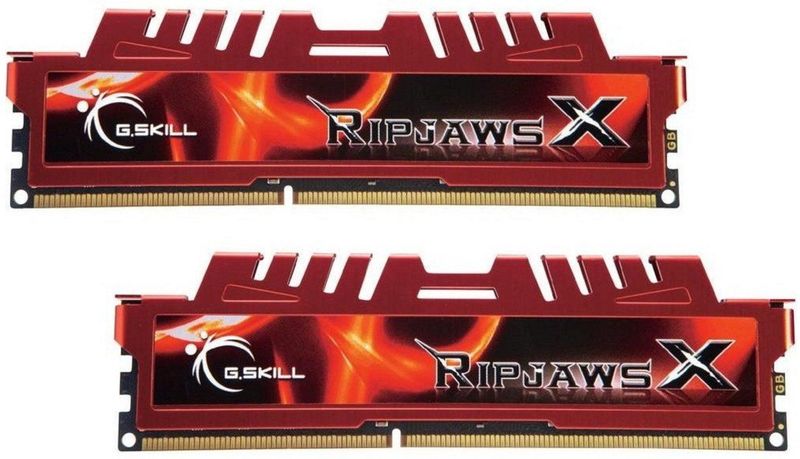 G.Skill - RipjawsX - RAM - Rood - 2 x 8GB - 1600 MHz - DDR3