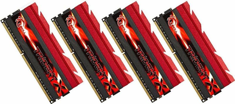 G.Skill - TridentX - RAM - Rood - 32GB - 2400MHz - DIMM 288 pin
