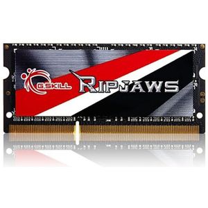 G.Skill - Ripjaws - RAM - Zwart - 1 x 8GB - 1600 MHz - DDR3 SO-DIMM