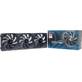 Seasonic MagFlow 3-Fan Kit, Ventilator, 12 cm, 600 RPM, 2000 RPM, 63,33 cfm, Schwarz
