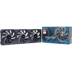 Seasonic Magflow 3-fan kit - Ventilatorhuis 120mm - 2.000rpm - 63.3 CFM - zwart