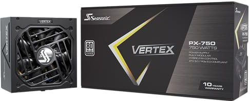 Seasonic VERTEX PX-750 power supply unit 750 W 24-pin ATX ATX Zwart