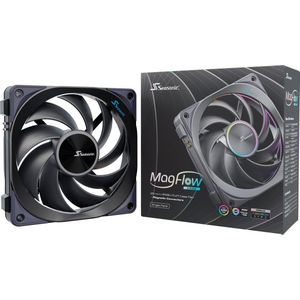 Seasonic - MagFlow 1225PWM ARGB - Ventilator - Zwart - 120 mm