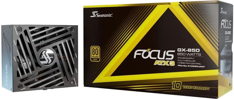 Seasonic - Focus GX-850W - Voeding - 80 Plus Gold - Modulaire