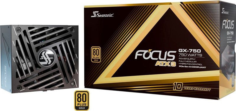 Seasonic - Focus GX-750W - Voeding - 80 Plus Gold - Modulaire