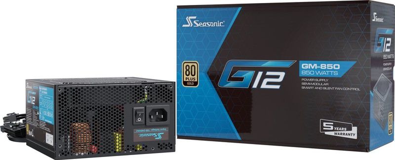 Seasonic - G12 GM - Voeding - 80 PLUS Gold - ATX Vormfactor