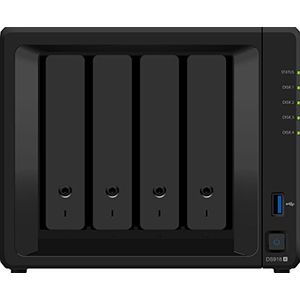 Synology DS918+ 4 Bay Desktop NAS behuizing