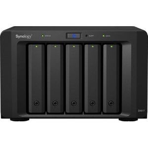 Externe Harde Schijf Nas Synology DX517 2,5-3,5 SATA MAX 60 TB Zwart