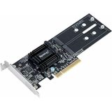 Synology - M2D18 - PCIe M.2 Uitbreidingskaart - Dubbele M.2 SSD-adapterkaart