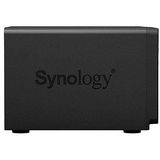 Synology - Diskstation DS620slim - NAS - Zwart - 6 Sleuven - Mini-ontwerp