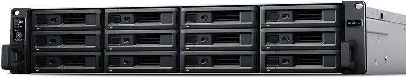 Synology RS3621xs+ (0 TB), Netwerkopslag, Zwart