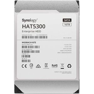 Synology HAT5300 16TB 3,5"" 7200rpm SATA HDD; Ontworpen voor 24/7 omgevingen