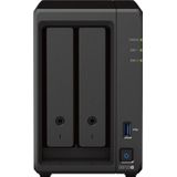 Synology DiskStation DS723+ - NAS, Tower- Barebone - AMD Ryzen - R1600 - Zwart