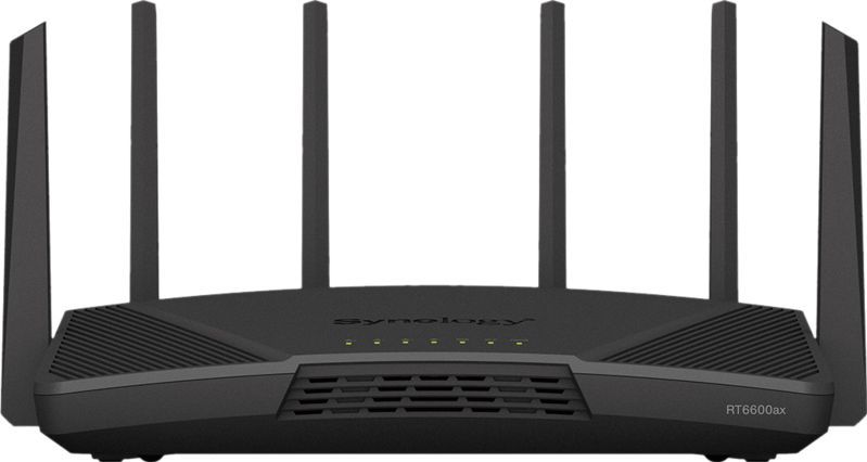 Synology - Rt6600ax - Router - Zwart - Draadloze connectiviteit - Tri-band wifi