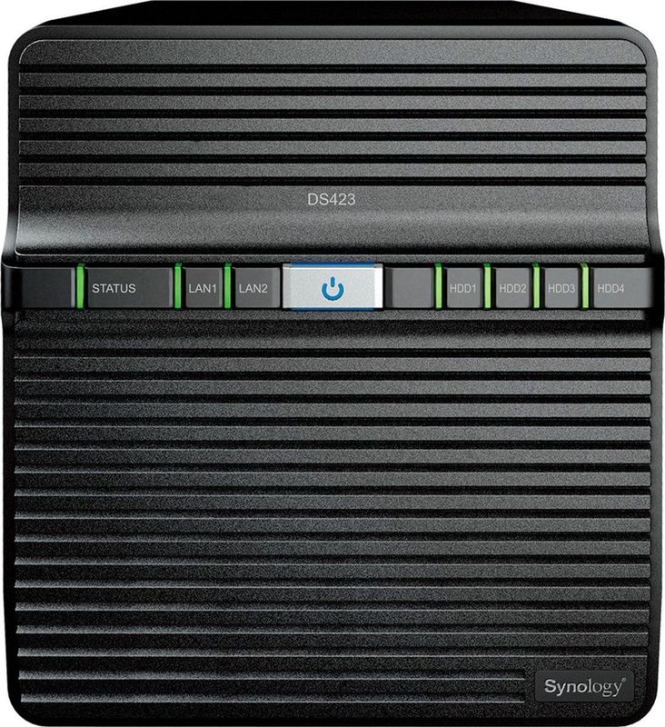 Synology - DiskStation DS423 - Data-opslag-server - Zwart - Ethernet LAN