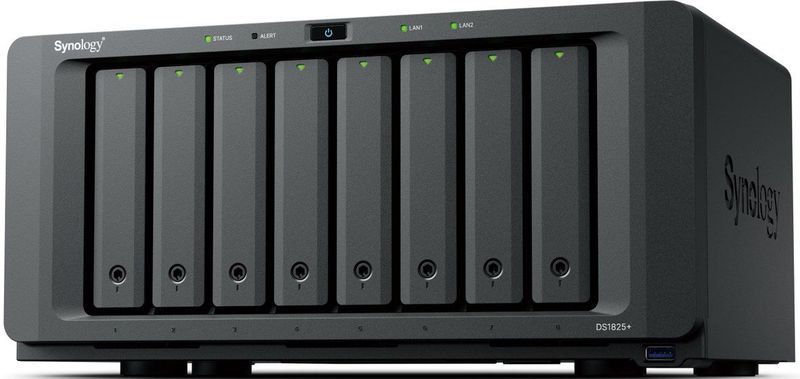 Synology - DiskStation DS1825+ - NAS - 8 GB RAM - 0 TB Opslag