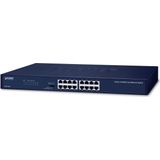 PLANET - FNSW-1601 - 16 Poorts - 10/100 Fast Ethernet Switch - Energiezuinig