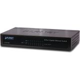 PLANET - GSD803 - 8-Port Switch - 10/100/1000Mbps - Metal Case