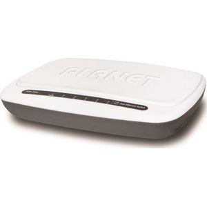 Planet - SW-504 - Netwerkschakelaar - Wit - Fast Ethernet (10/100)
