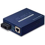 PLANET - FTP-80x - Vezelmedia-Converter - Power over Ethernet - Zwart