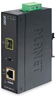 Planet - IGTP-805AT Media Converter - Data Converter - Zwart - IP30 Behuizing