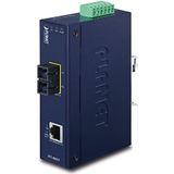 PLANET - IFT-80xT Serie - Industriële Media Converter - Zwart - Glasvezel