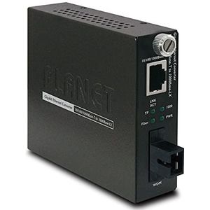 Planet GST-806B15 netwerkmedia-converter 2000 Mbit/s 1550 nm zwart