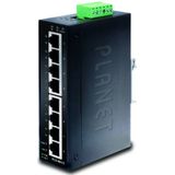 Planet - IGS-801T - Industriële Switch - 8 Poorten - Metalen Behuizing - IP-30