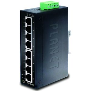 Planet - IGS-801T - Industriële Switch - 8 Poorten - Metalen Behuizing - IP-30