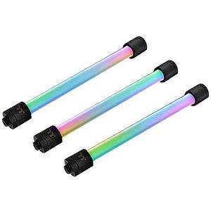 Thermaltake Pacific RGB Plus TT Premium Edition G1/4 PETG Tube 16mm OD 12mm ID Fitting (pak van 6 fittingen), CL-W185-CU00BL-A, zwart