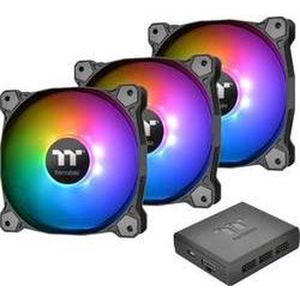 Thermaltake - Pure Plus 12 RGB - Ventilator - Zwart - 120 mm - 3 x