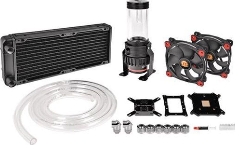 Thermaltake - Pacific Gaming R240 - Vloeistofkoeling - Meerkleurig - CPU Waterkoelers