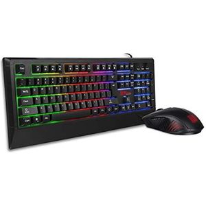 Tt eSPORTS - Challenger Combo - Toetsenbord - Zwart - Bedraad - RGB LED Verlichting
