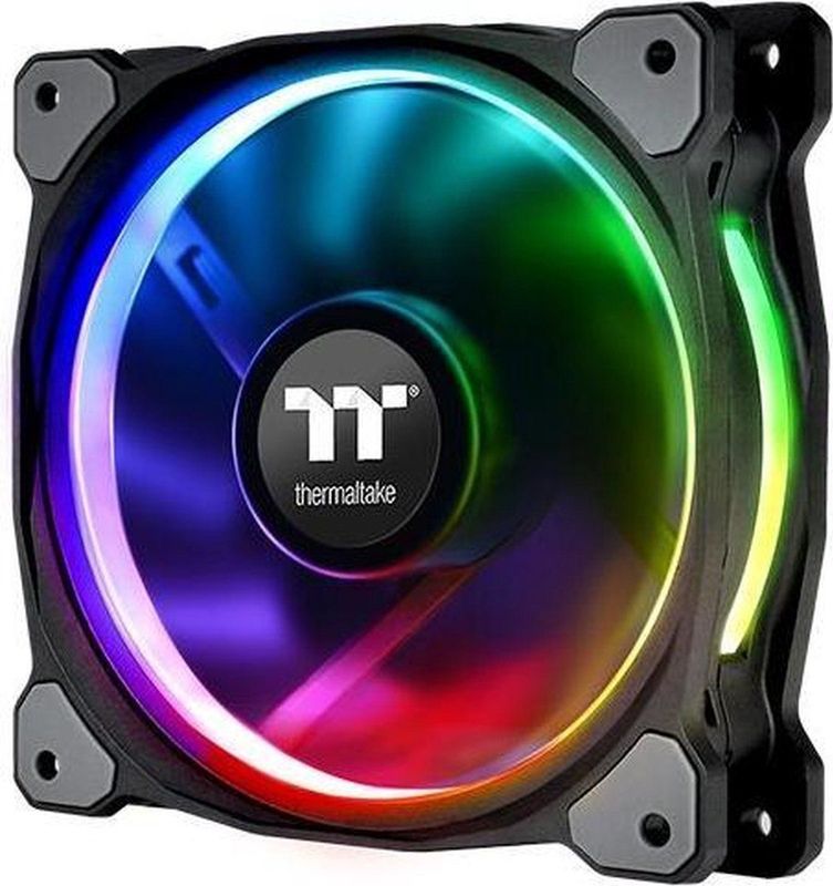 Thermaltake - Riing Plus 12 RGB Radiator Ventilator - Zwart - Premium Edition Combo Kit