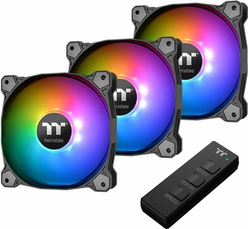 Thermaltake - Pure 14 ARGB Sync - Radiator Fan - 140mm - 3-Fan Pack