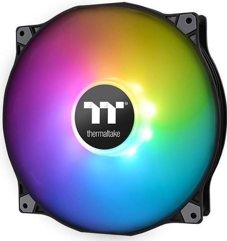 Thermaltake - CL-F081-PL20SW-A Behuizingsventilator - Zwart - 200 mm