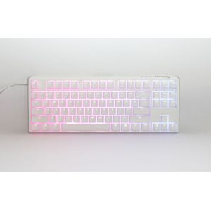 Klawiatura mechaniczna Ducky One 3 Classic TKL - Cherry MX Red - biały