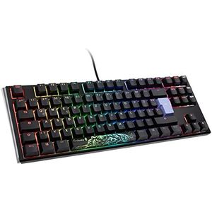 Ducky One 3 Classic Black/White TKL Gaming Tastatur, RGB LED - MX-Red