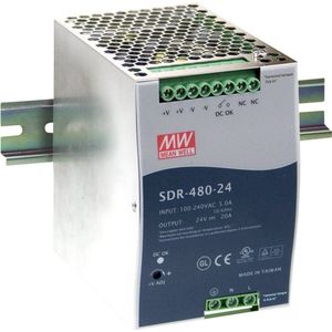 MeanWell Mean Well SDR-480 series SDR-480-48 - Netzteil (DIN-Schienenmontage möglich) (480 W), PC-voedingseenheid