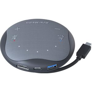 AVerMedia - AS315 - Pocket Speakerphone - Grijs - Alles-in-één Hub