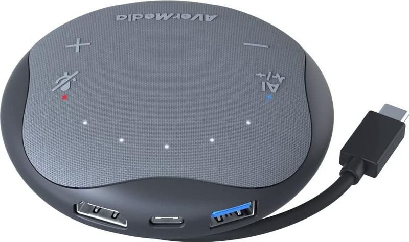 AVerMedia - AS315 - Pocket Speakerphone - Grijs - Alles-in-één Hub