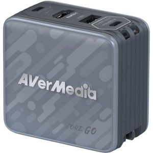 AVerMedia - Core GO - Oplaaddock - Zwart - 100W GaN - HDMI