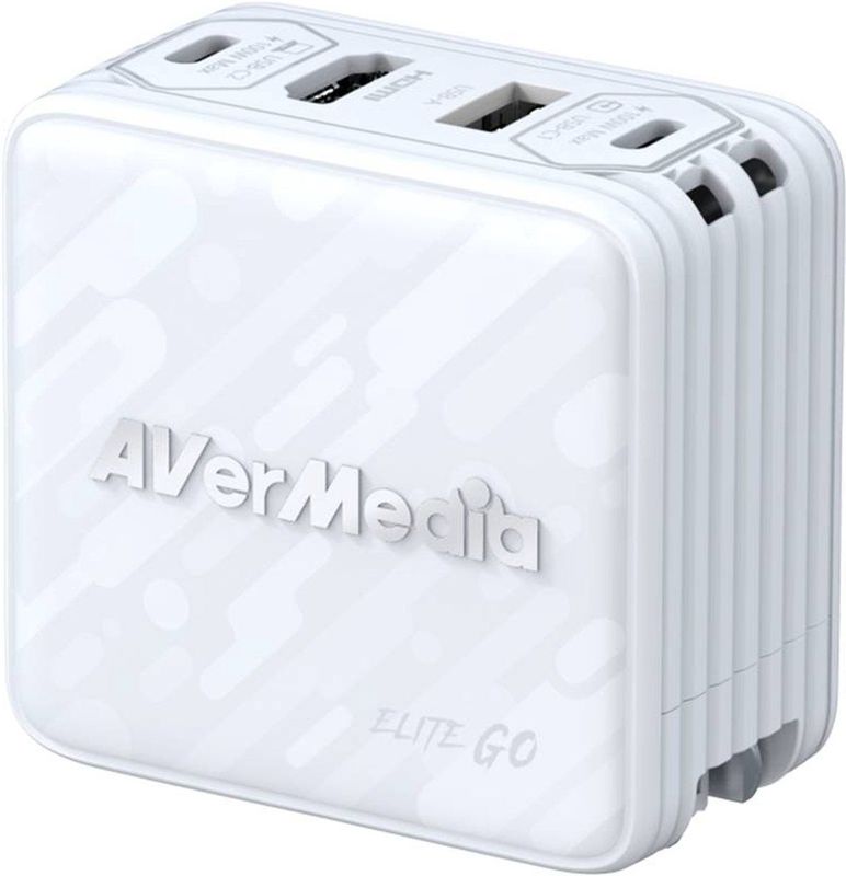 AVerMedia - EliteGO - Oplaaddock - Wit - 100W GaN - HDMI