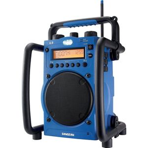 Sangean U-3 - FM Bouwradio - Werfradio met AM en FM - Blauw