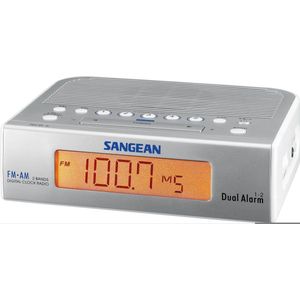 Sangean - RCR-5 - Wekkerradio - Zilver - AM/FM-tuner - 3.5 mm-aansluiting