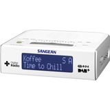 Sangean DCR-89+ - Wekkerradio DAB - Alarm Clock met DAB+ en FM - Wit