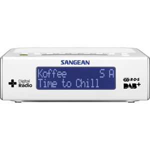 Sangean DCR-89+ - Wekkerradio DAB - Alarm Clock met DAB+ en FM - Wit