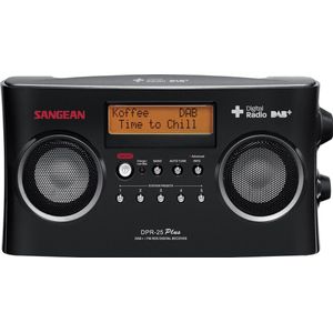Sangean DPR-25 - Draagbare Radio met DAB+ - Zwart