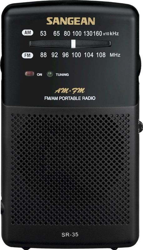 Sangean - SR-35 - Radio - Zwart - AM/FM met Digitale PLL-tuning